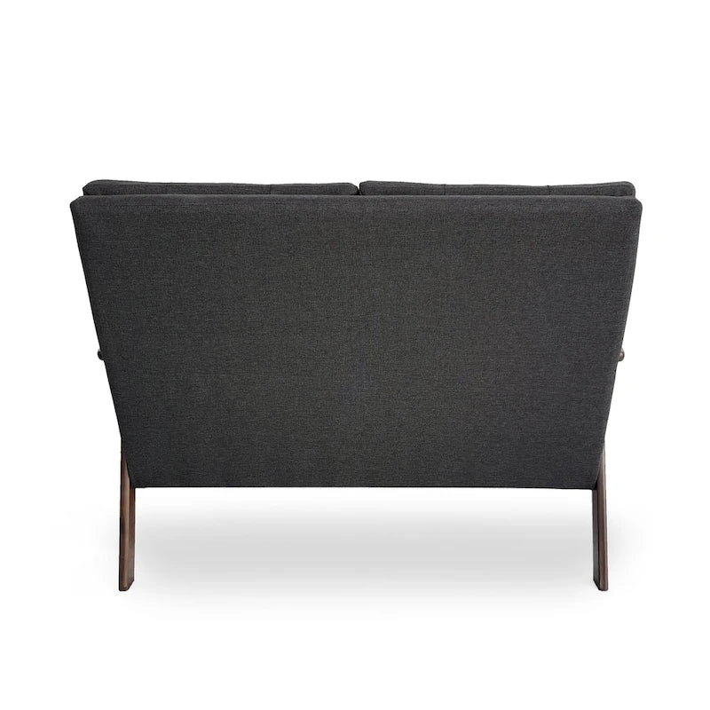 Aries Mid-century 2-piece Fabric Sofa Set by Christopher Knight Home