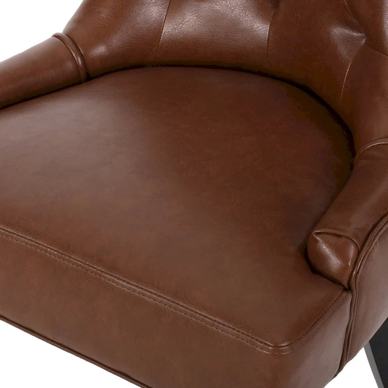 Cheney Tufted Dining Chairs (Set of 6) by Christopher Knight Home