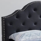 Cordeaux Queen-size Tufted Upholstered Bed by Christopher Knight Home