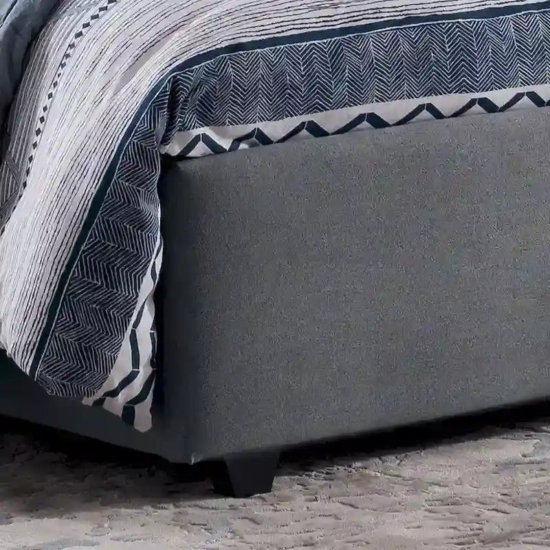 Cordeaux Queen-size Tufted Upholstered Bed by Christopher Knight Home