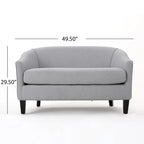 Justine Fabric Loveseat by Christopher Knight Home