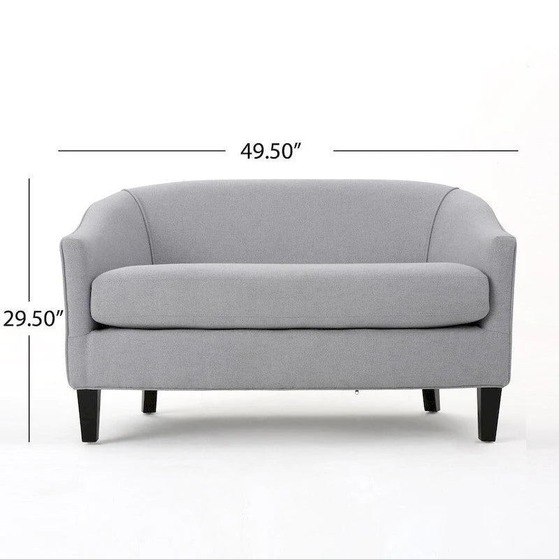 Justine Fabric Loveseat by Christopher Knight Home