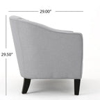 Justine Fabric Loveseat by Christopher Knight Home