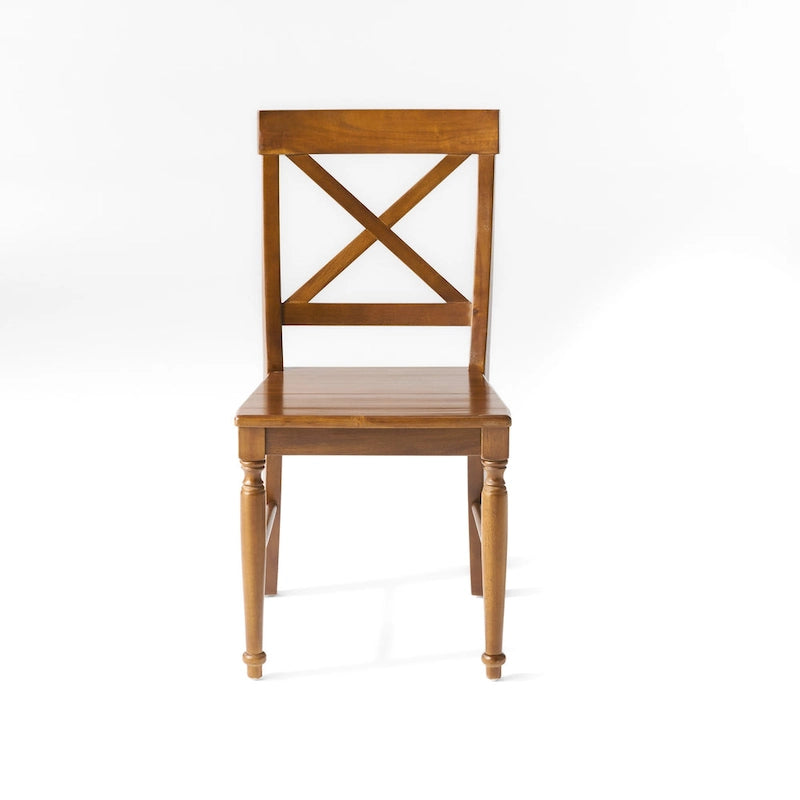 Rovie Acacia Wood Dining Chair (Set of 2) by Christopher Knight Home