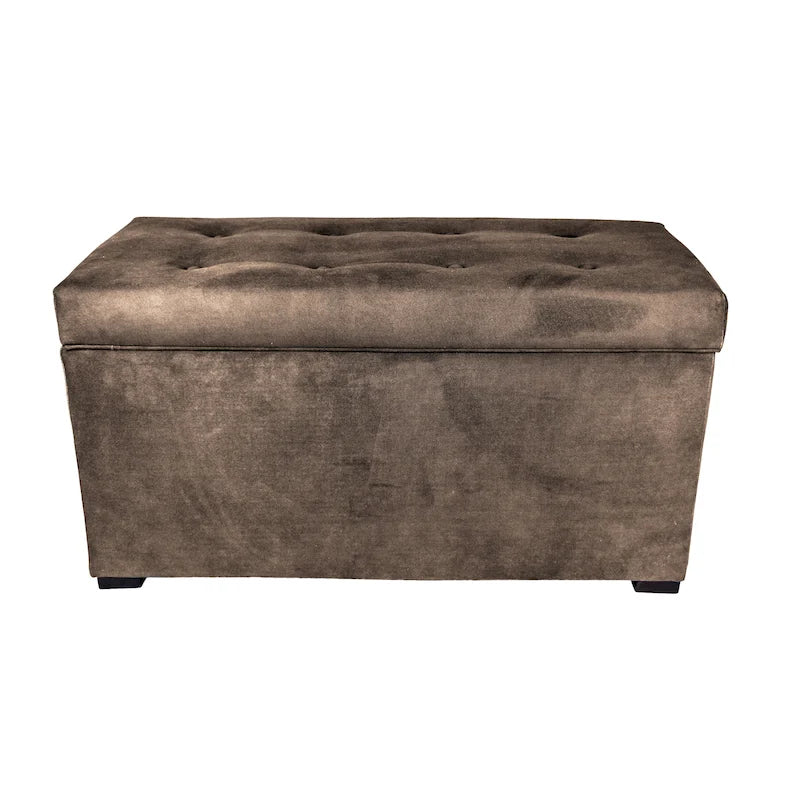 Angela 8-button Tufted Obsession Storage Trunk Bench