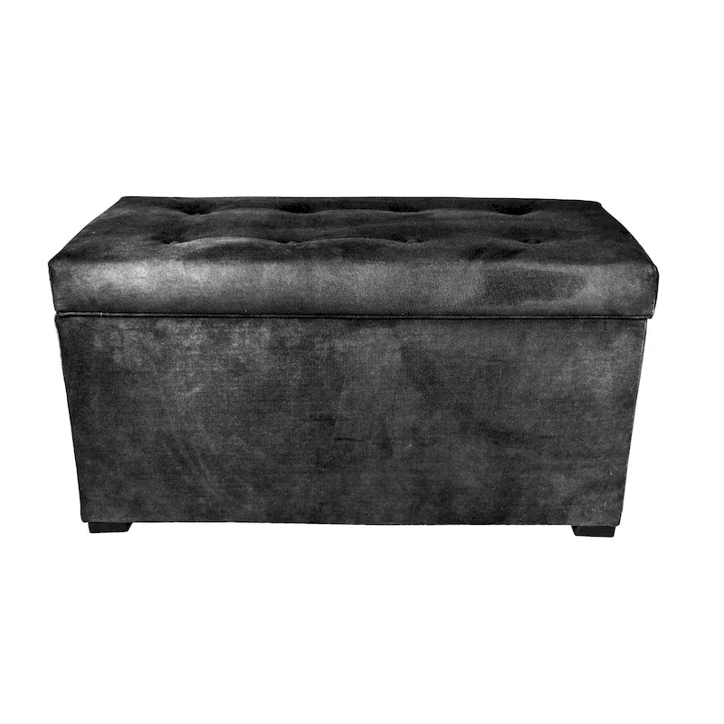 Angela 8-button Tufted Obsession Storage Trunk Bench