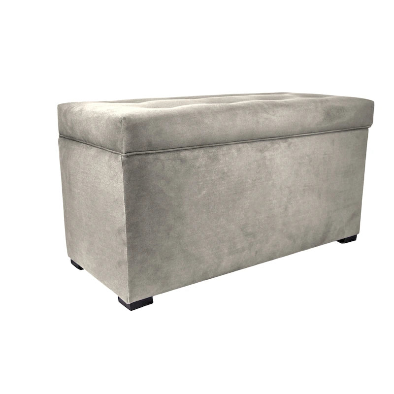Angela 8-button Tufted Obsession Storage Trunk Bench
