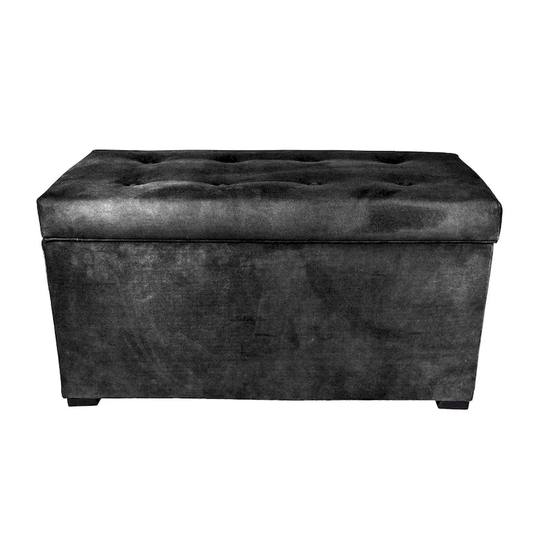 Angela 8-button Tufted Obsession Storage Trunk Bench