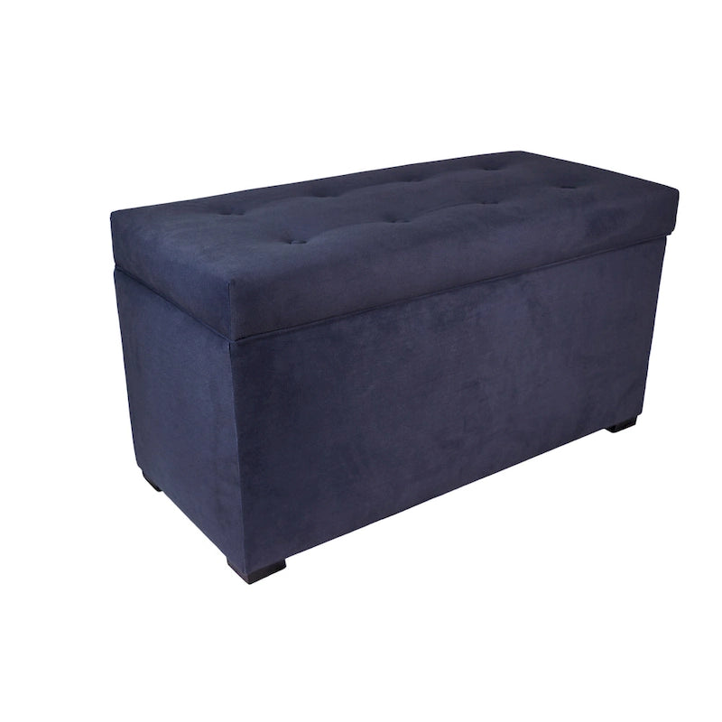 Angela 8-button Tufted Obsession Storage Trunk Bench