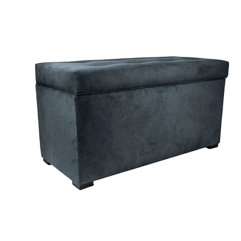 Angela 8-button Tufted Obsession Storage Trunk Bench