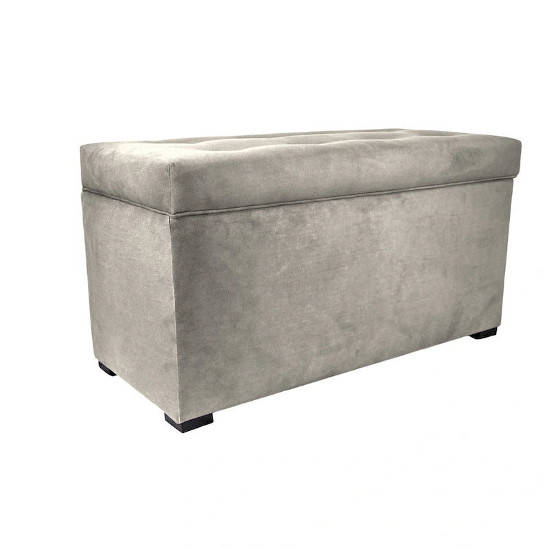 Angela 8-button Tufted Obsession Storage Trunk Bench