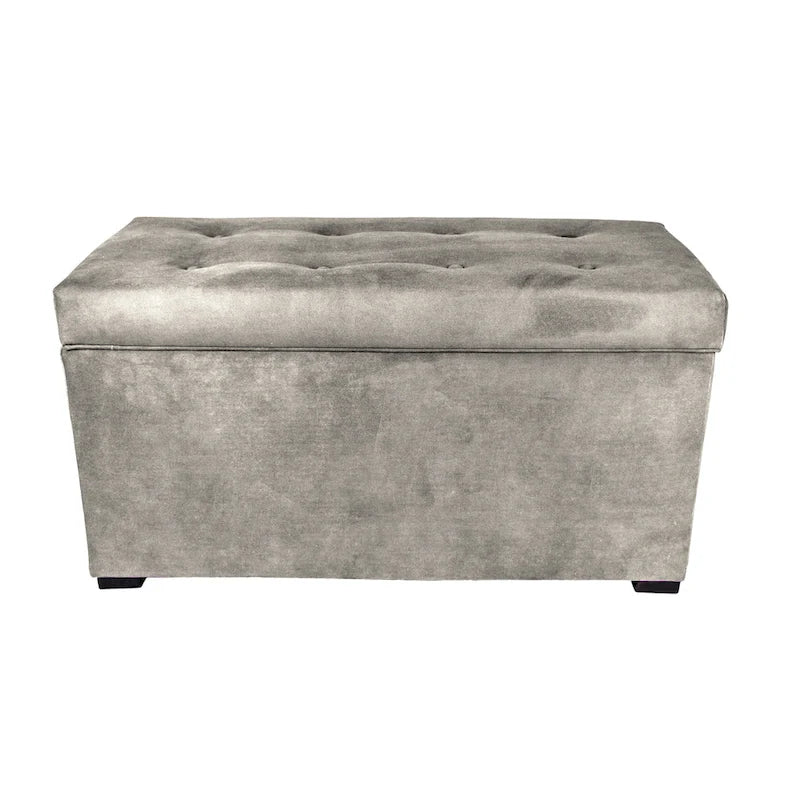 Angela 8-button Tufted Obsession Storage Trunk Bench