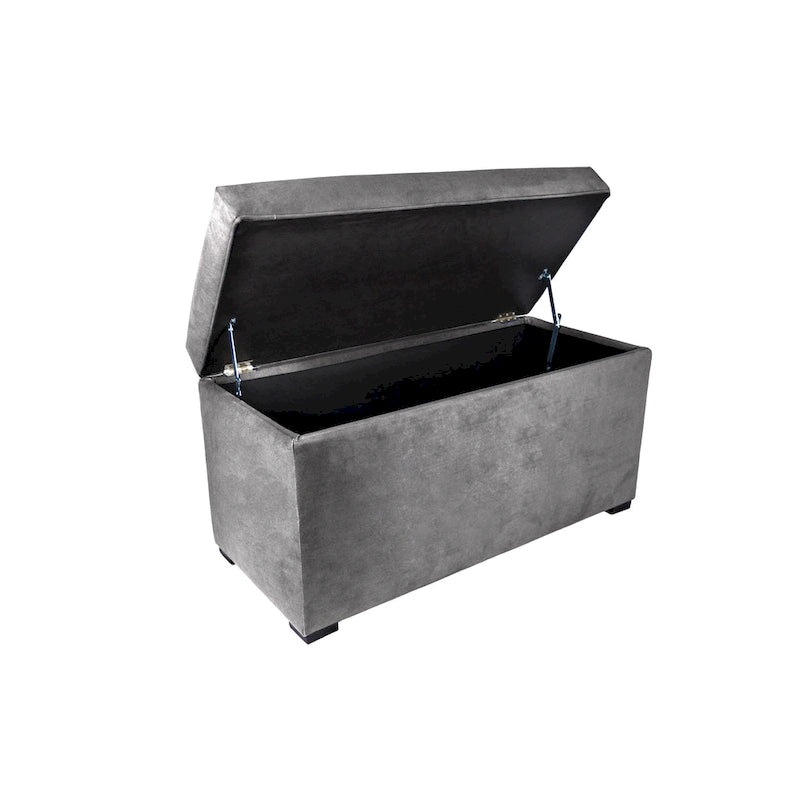 Angela 8-button Tufted Obsession Storage Trunk Bench