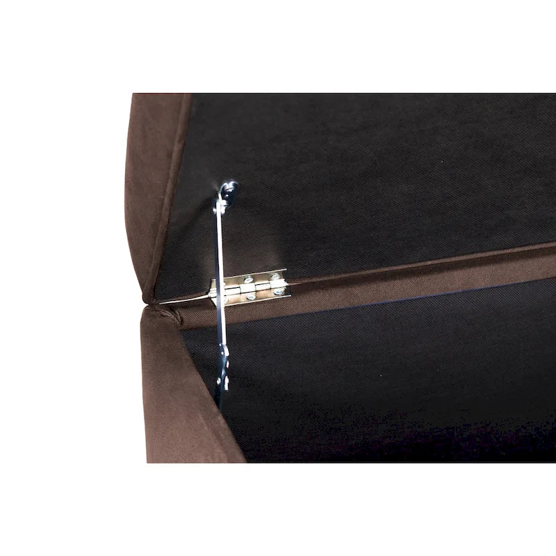 Angela 8-button Tufted Obsession Storage Trunk Bench