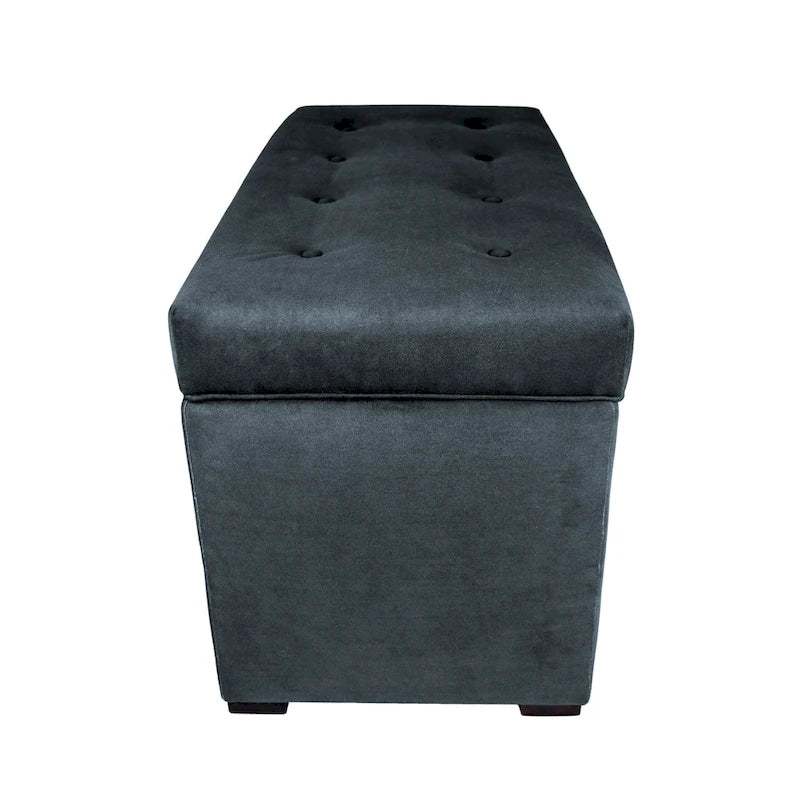 Angela 8-button Tufted Obsession Storage Trunk Bench