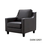 Furniture of America Kayn Contemporary Vinyl Padded Club Chair