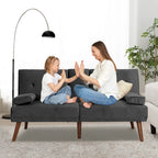 Futzca 60  Small Loveseat, 3 in 1 Cute Convertible Sofa Bed
