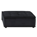 Velvet Armless Lounge Chair