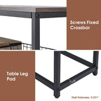 MCombo Narrow Console Table with Storage Shelf for Living Room, MDF Sage80 - 7'6  x 10'9