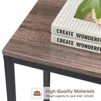 MCombo Narrow Console Table with Storage Shelf for Living Room, MDF Sage80 - 7'6  x 10'9