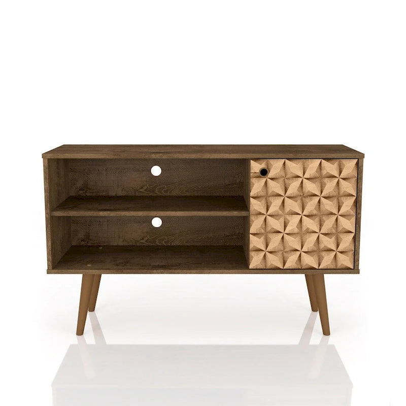 Mid-century Modern Liberty 2-shelf TV Stand
