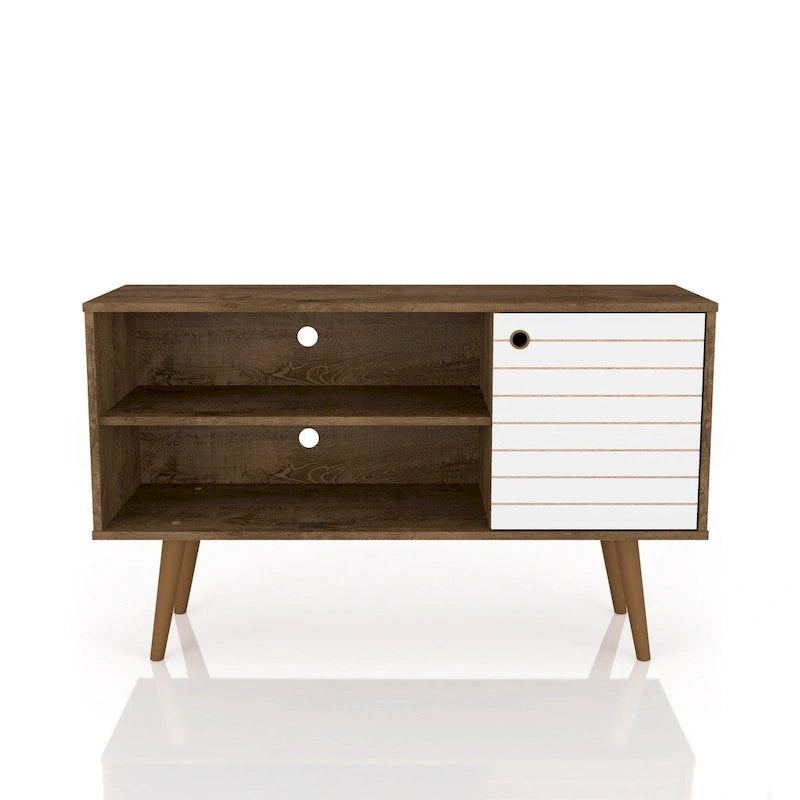 Mid-century Modern Liberty 2-shelf TV Stand