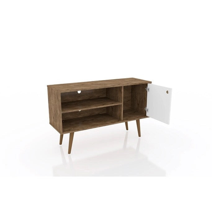 Mid-century Modern Liberty 2-shelf TV Stand