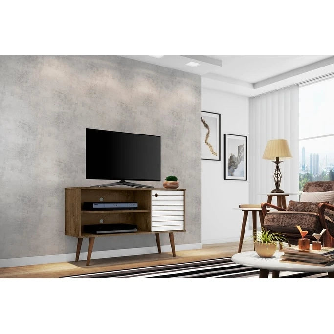Mid-century Modern Liberty 2-shelf TV Stand