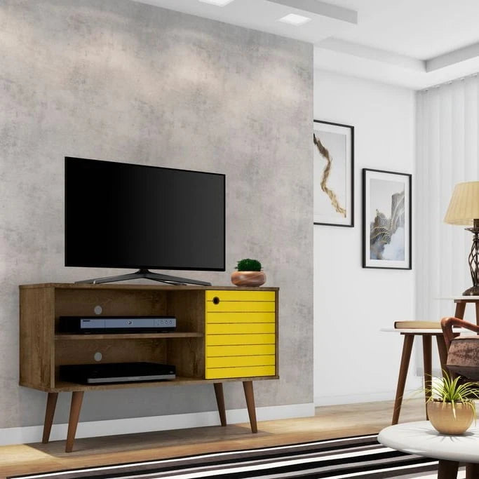 Mid-century Modern Liberty 2-shelf TV Stand
