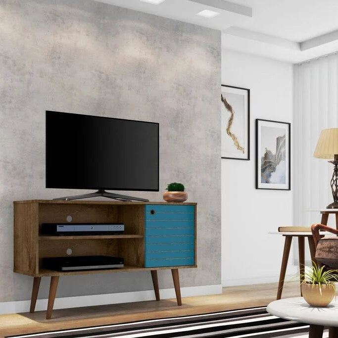 Mid-century Modern Liberty 2-shelf TV Stand