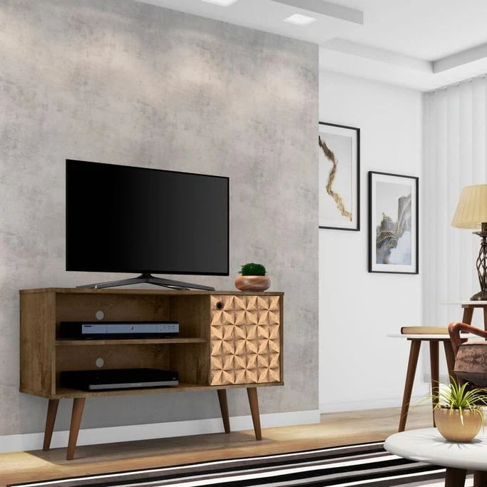 Mid-century Modern Liberty 2-shelf TV Stand