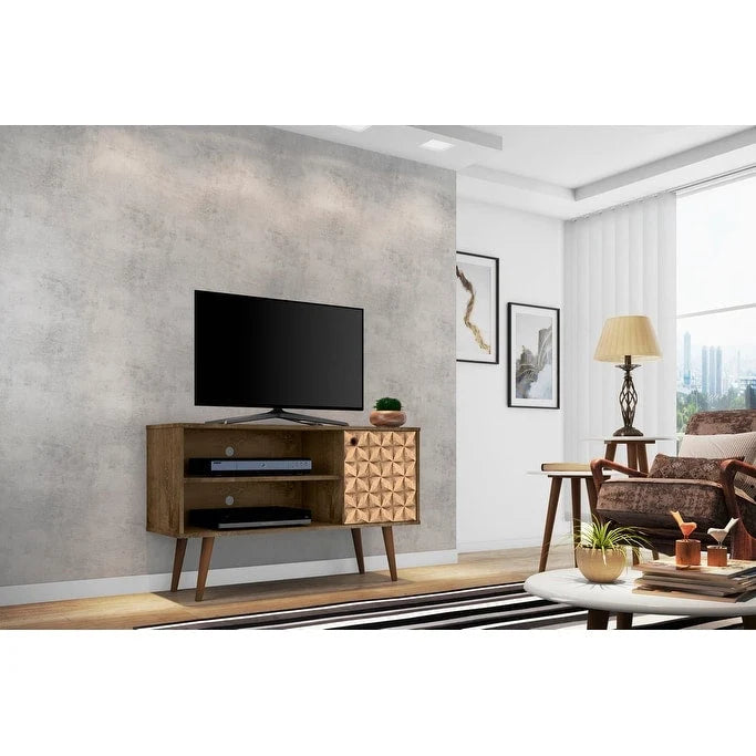 Mid-century Modern Liberty 2-shelf TV Stand