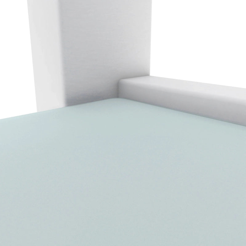 Glass two layer tea table, small round table, corner table, living room side table