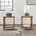 18-inch X-side Accent Table (Set of 2)