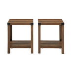 18-inch X-side Accent Table (Set of 2)