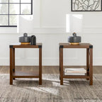 18-inch X-side Accent Table (Set of 2)