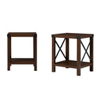 18-inch X-side Accent Table (Set of 2)