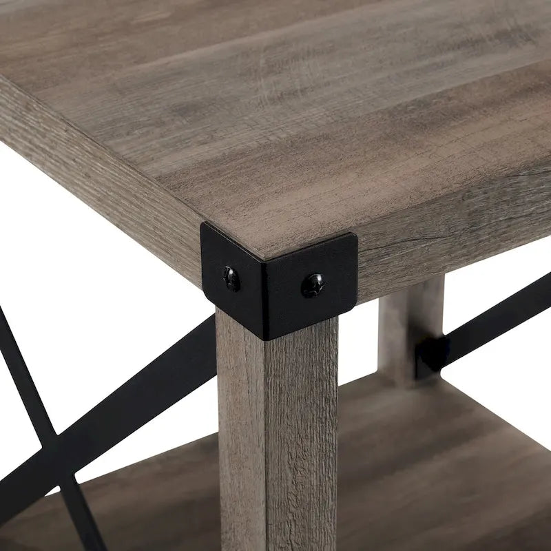 18-inch X-side Accent Table (Set of 2)