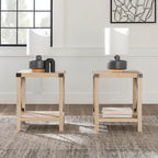 18-inch X-side Accent Table (Set of 2)