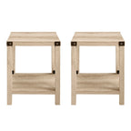 18-inch X-side Accent Table (Set of 2)