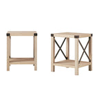 18-inch X-side Accent Table (Set of 2)