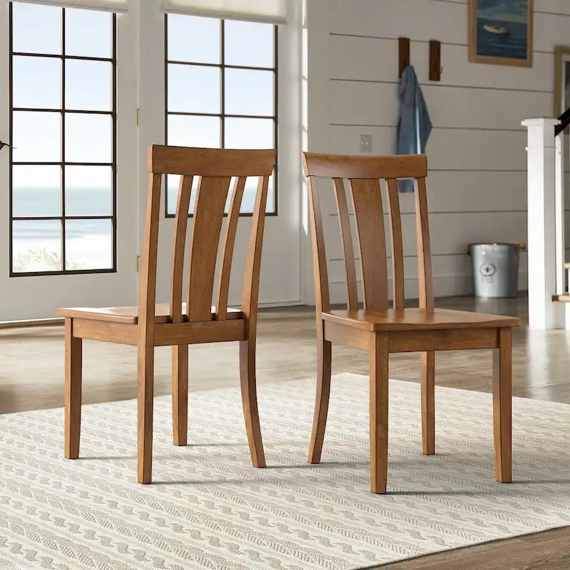 Wilmington II 60-Inch Rectangular Oak Finish Dining Set by iNSPIRE Q Classic