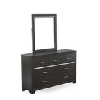 East West Furniture Denali Queen Size Bedroom Set with Upholstered Headboard (Pieces Option)