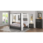 East West Furniture Denali Queen Size Bedroom Set with Upholstered Headboard (Pieces Option)