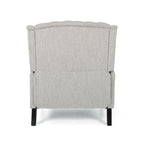 Apaloosa Oversized Tufted Fabric Oversized Pushback Recliner by Christopher Knight Home