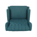 Apaloosa Oversized Tufted Fabric Oversized Pushback Recliner by Christopher Knight Home