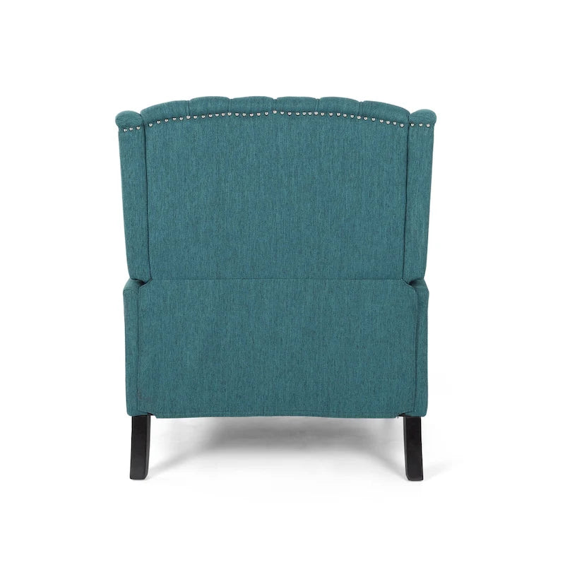 Apaloosa Oversized Tufted Fabric Oversized Pushback Recliner by Christopher Knight Home