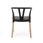 Mountfair Modern Wood Leg Dining Chairs (Set of 2) by Christopher Knight Home