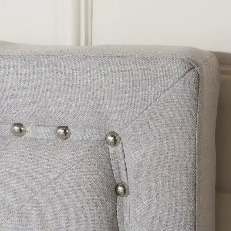Virgil Queen-size Upholstered Tufted Bed by Christopher Knight Home