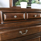 Oslo Traditional 2-piece 10-Drawer Dresser and Mirror Set by